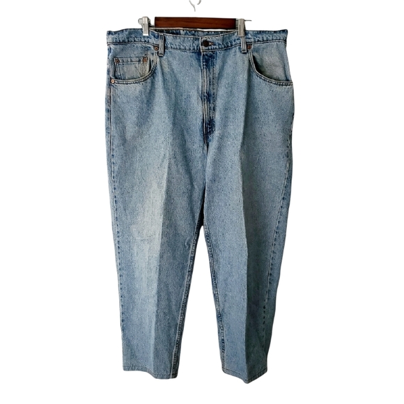 Levi's Men's 560 Faded Blue Jeans Made In USA  Size 42 x 32 - Picture 1 of 6